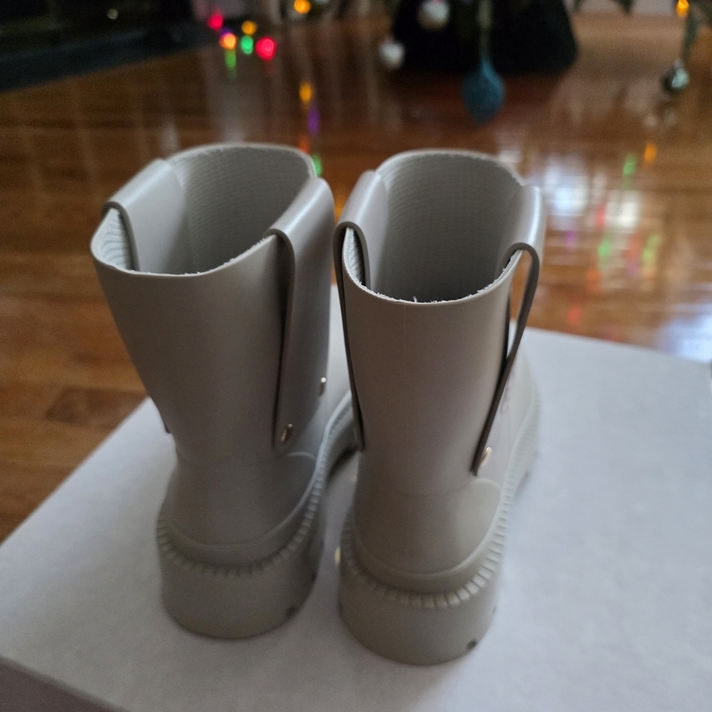 Jimmy Choo Light Gray Ankle Booties - Picture 6 of 14